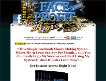 Tablet Screenshot of faceprofit.com